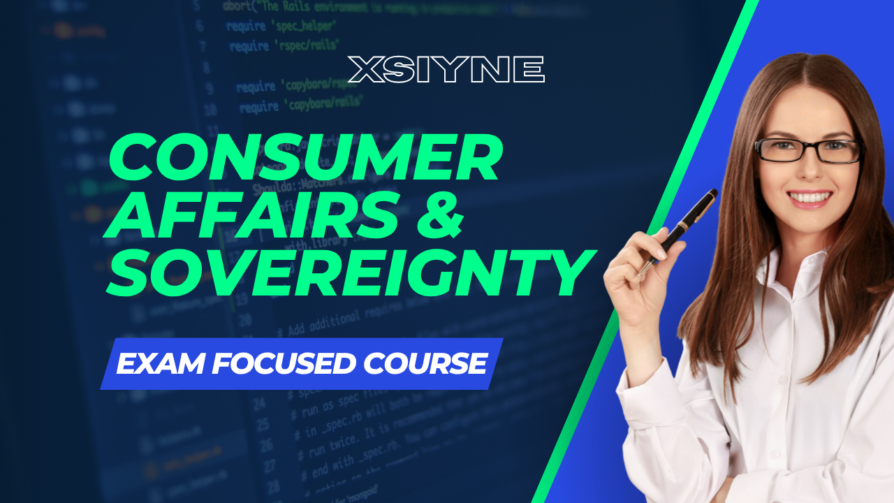 Consumer Affairs & Sovereignty DU 7th Semester (DSE-7.7)