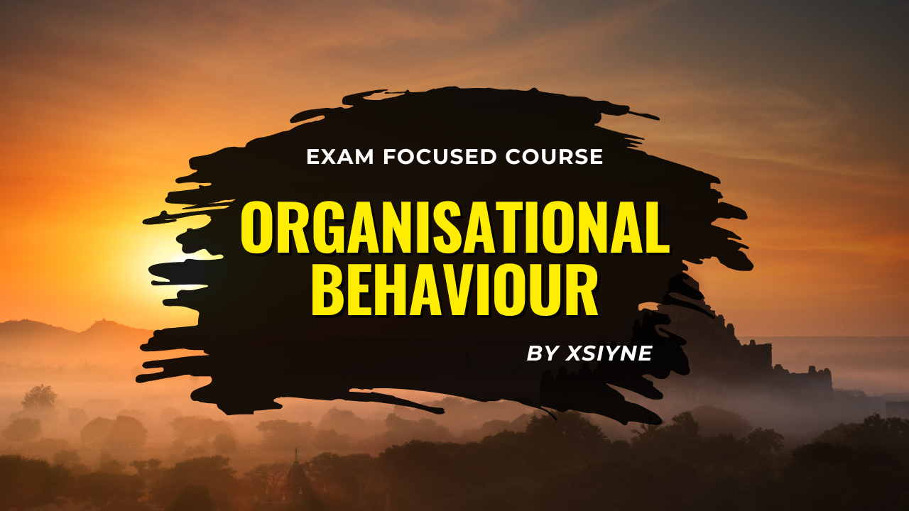 Organisational Behaviour DU 5th Semester (DSE-5.1)