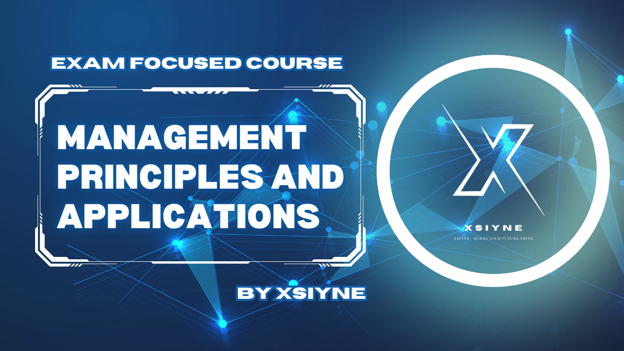 Management Principles and Applications DU 1st Semester (DSC-1.1)