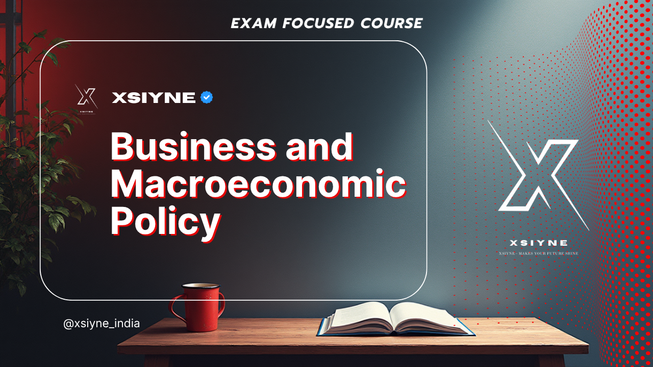 Business and Macroeconomic Policy DU 7th Semester (DSC-7.1)