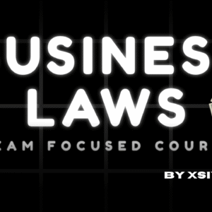 Business Laws DU 1st Semester (DSC-1.2)