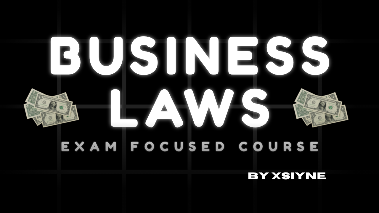 Business Laws DU 1st Semester (DSC-1.2)