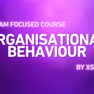 Organisational Behaviour DU 3rd Semester (DSE-3.1)