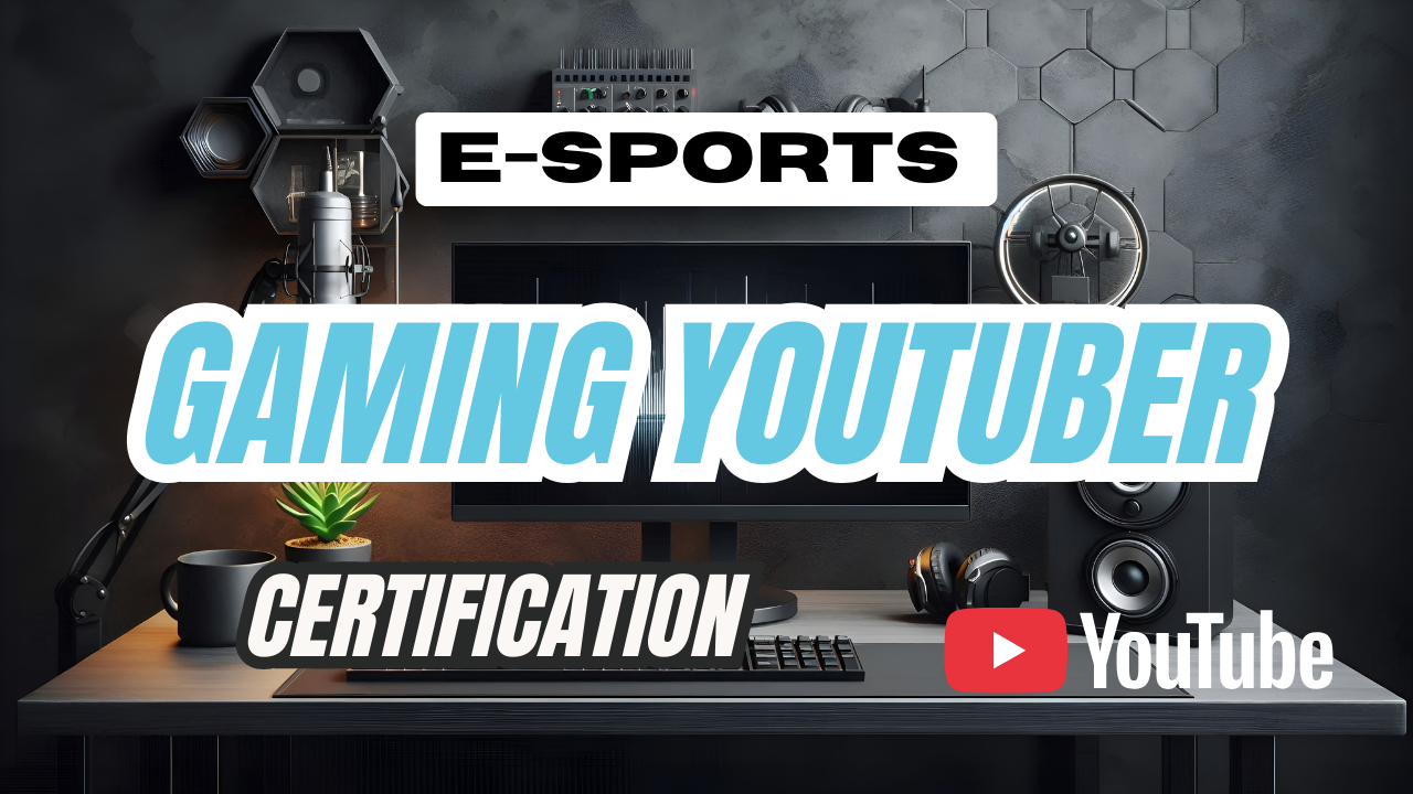 Professional Certified Esports Gaming Youtuber