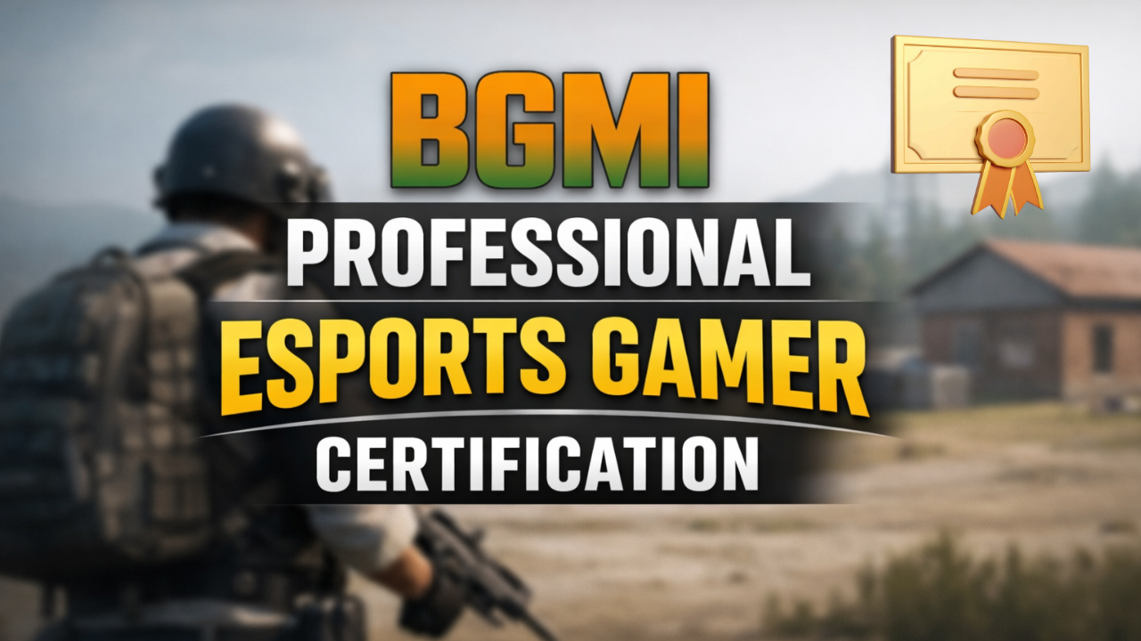 BGMI Professional Esports Gamer Certification