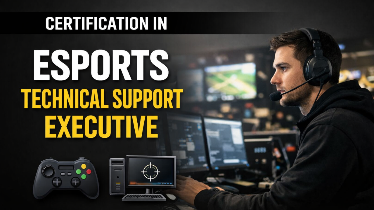 Certification in Esports Technical Support Executive