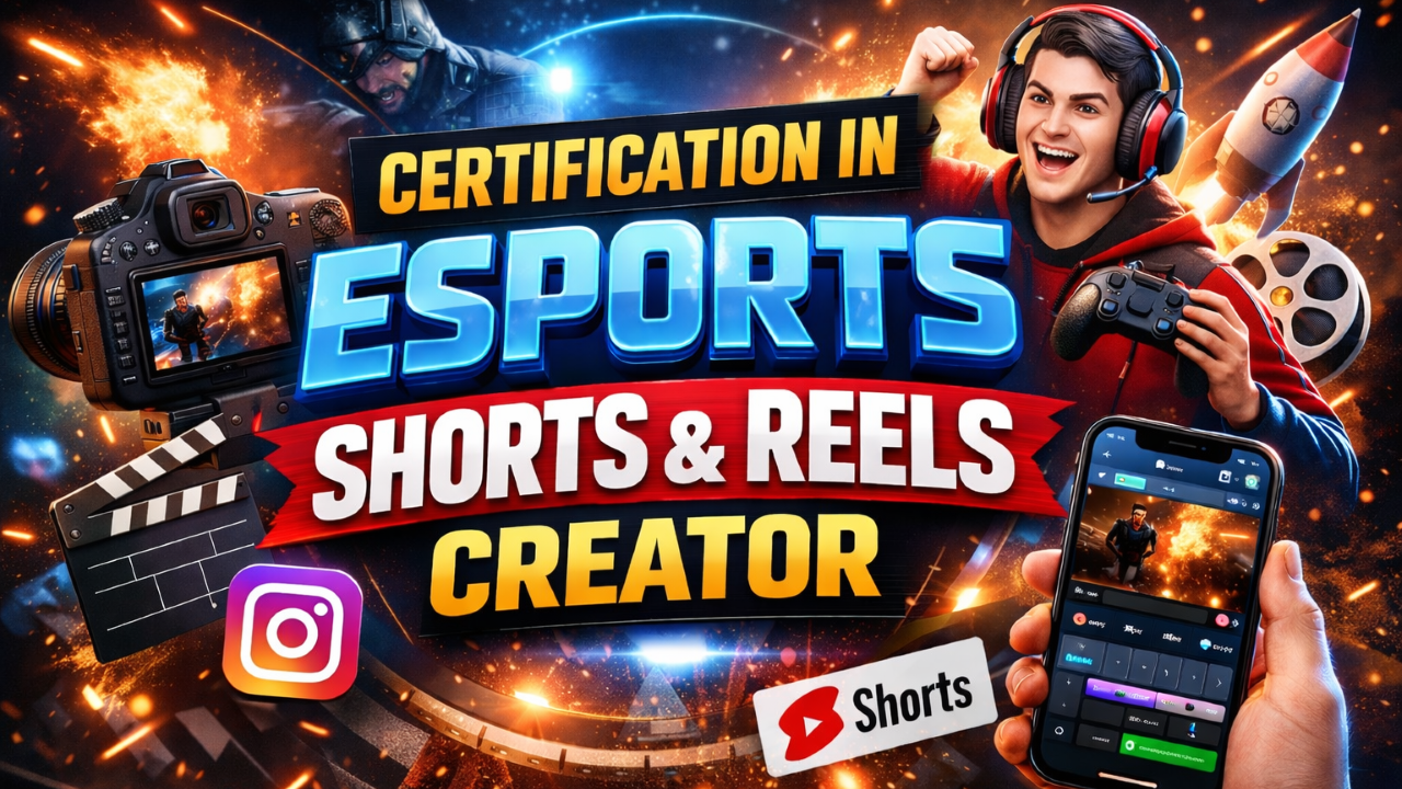Certified Expert of Esports Shorts & Reels Creator