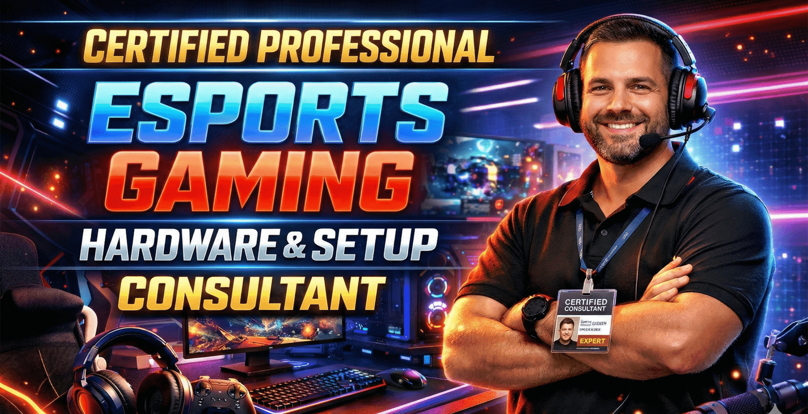 Certified Professional Esports Gaming Hardware & Setup Consultant